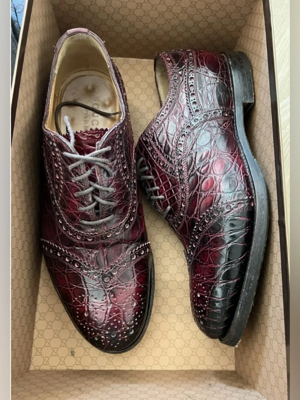 Gucci Alligator shoes